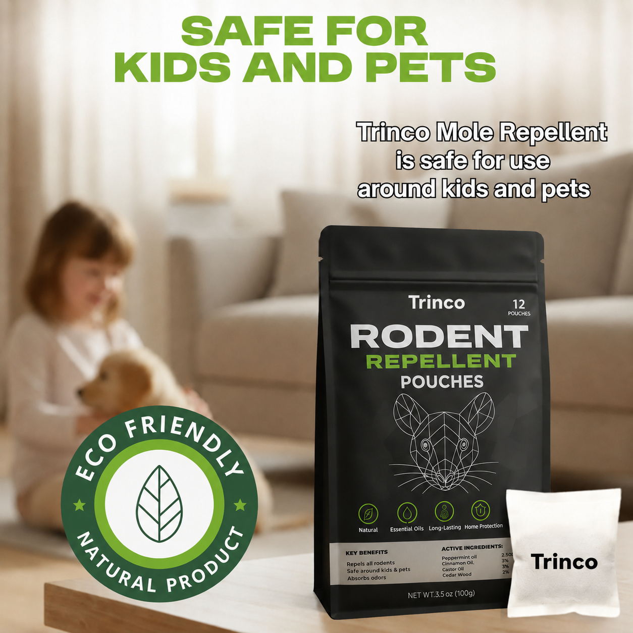 Trinco Mole Repellent Pouches